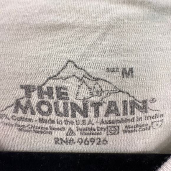 The mountain t-shirt women's size medium horse head profile green 100% cotton - Picture 5 of 7